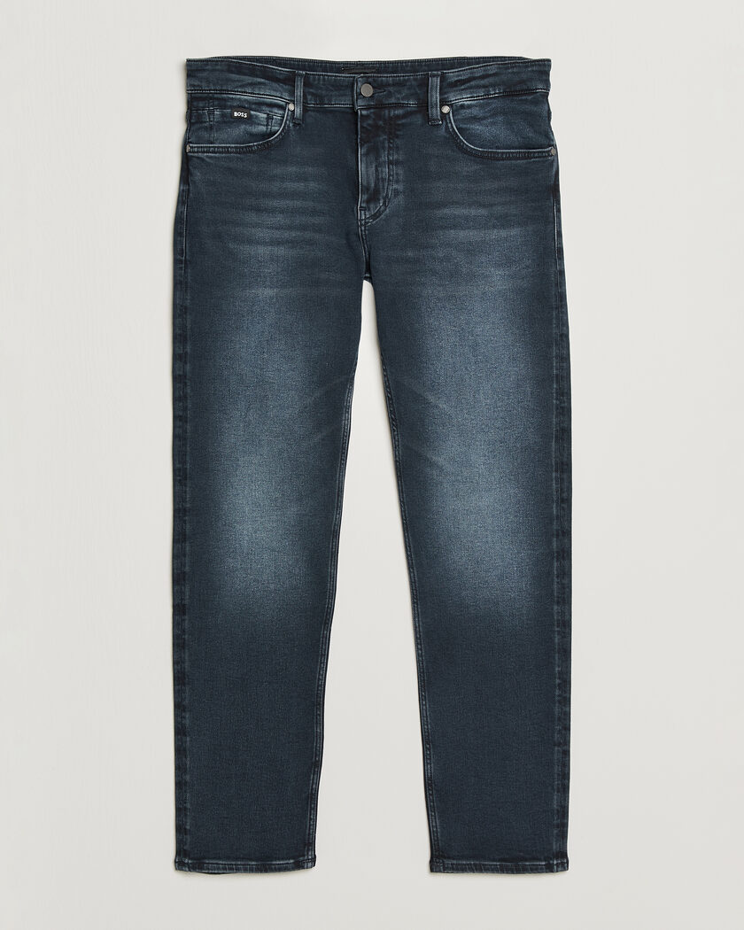 BOSS BLACK Delaware Jeans Navy – Blå