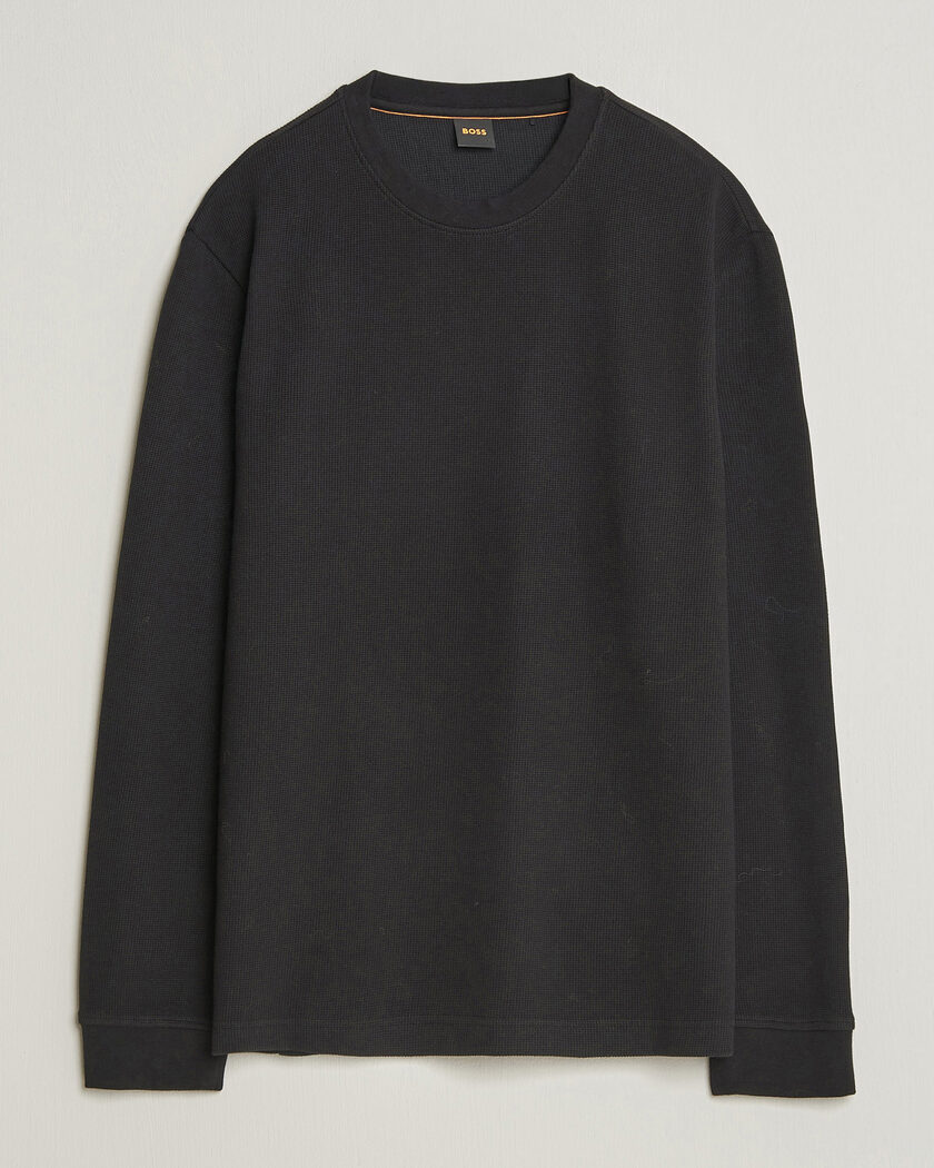 BOSS ORANGE Tempesto Sweater Black – Svart