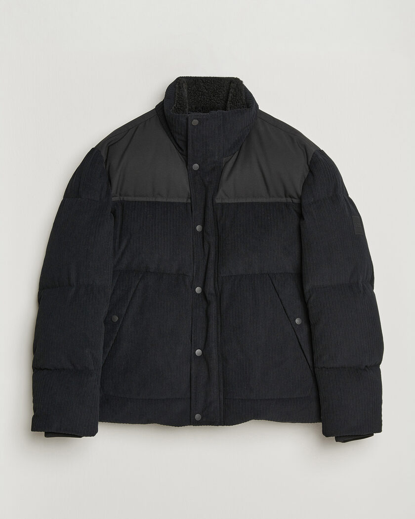 BOSS ORANGE Ocord Corduroy Jacket Black – Svart