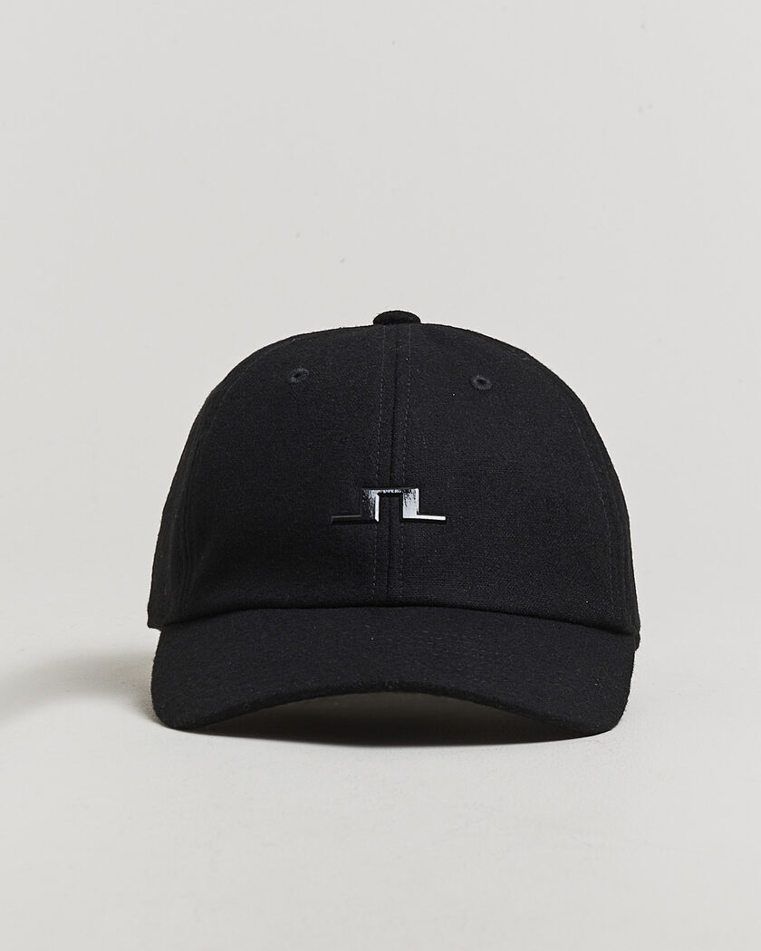 J.Lindeberg Winter Wool Cap Black – Svart