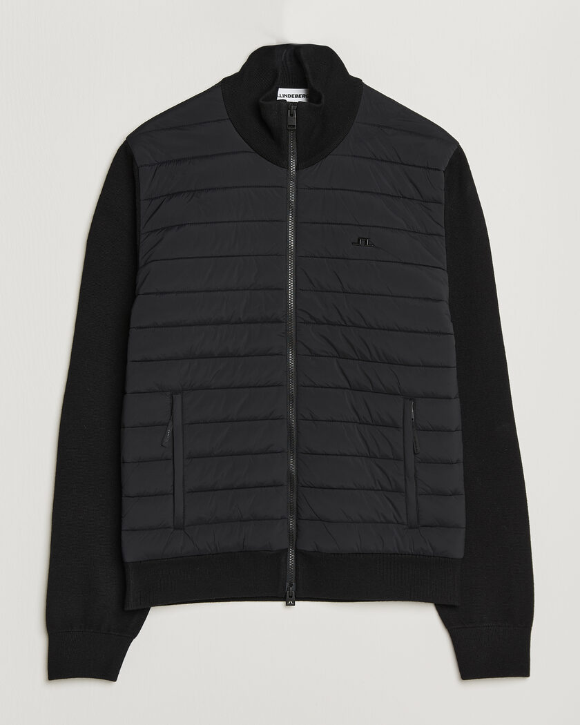  J.Lindeberg Boen Hybrid Jacket Black – Svart