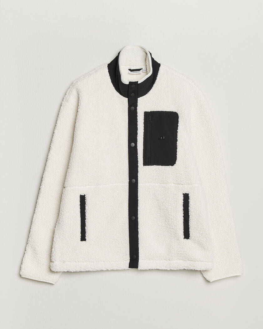 J.Lindeberg Marshall Pile Full Zip Tofu – Hvit