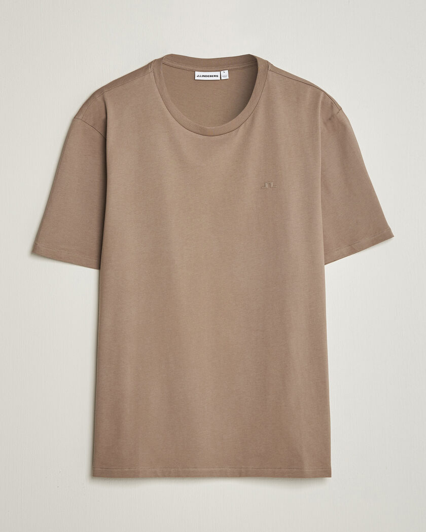 J.Lindeberg Alpha Crew Neck T-Shirt Brindle – Grønn