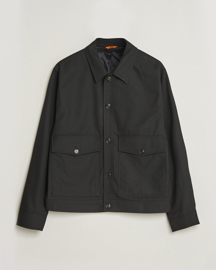J.Lindeberg Jevin Brushed Twill Jacket Black – Svart
