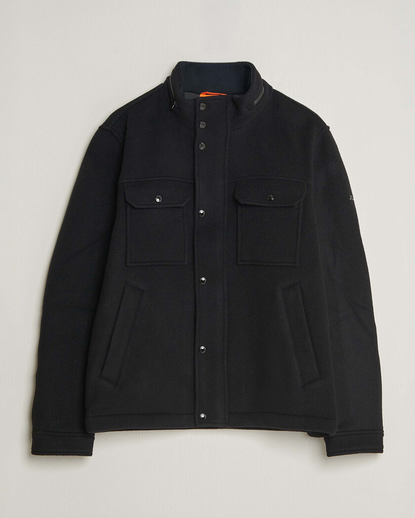J.Lindeberg Bailey Wool Field Jacket Black – Svart