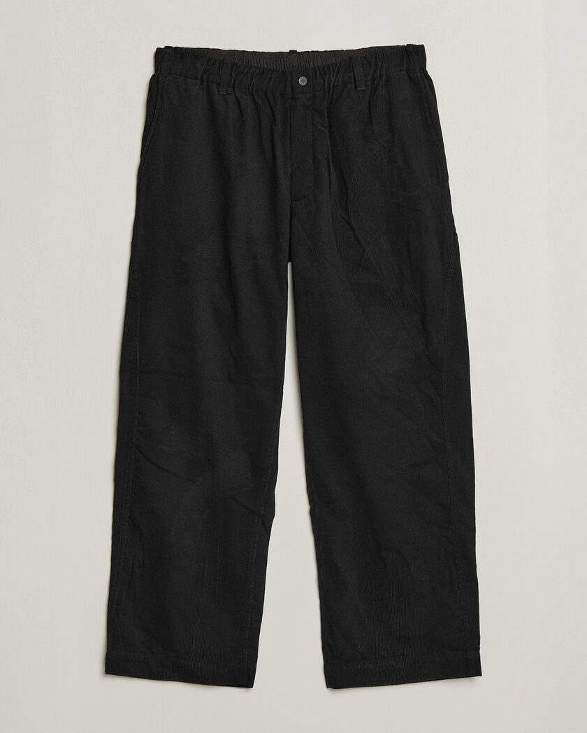 Goldwin Corduroy Straight Pants Black – Svart