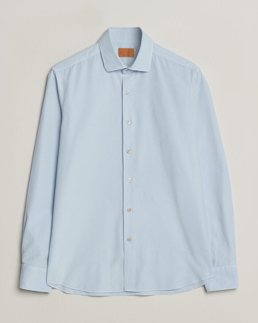 Grigio Corduroy Shirt Light Blue – Blå
