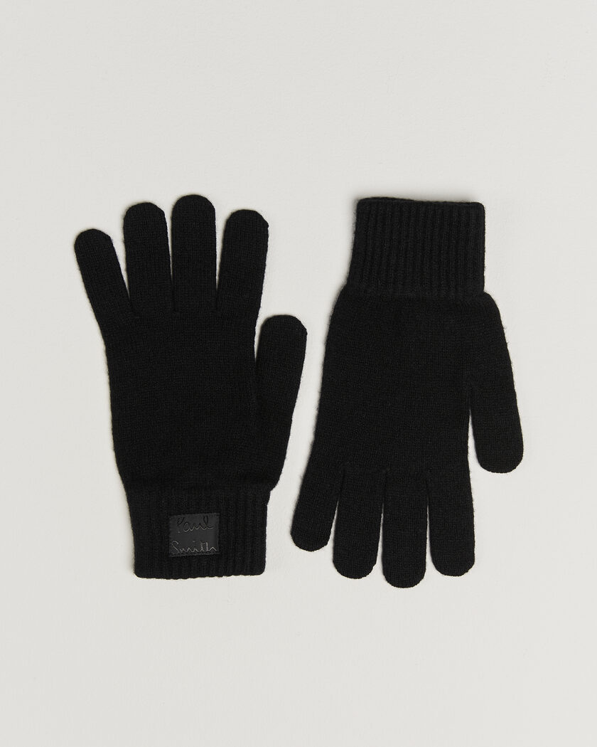 Paul Smith Cashmere Glove Black – Svart