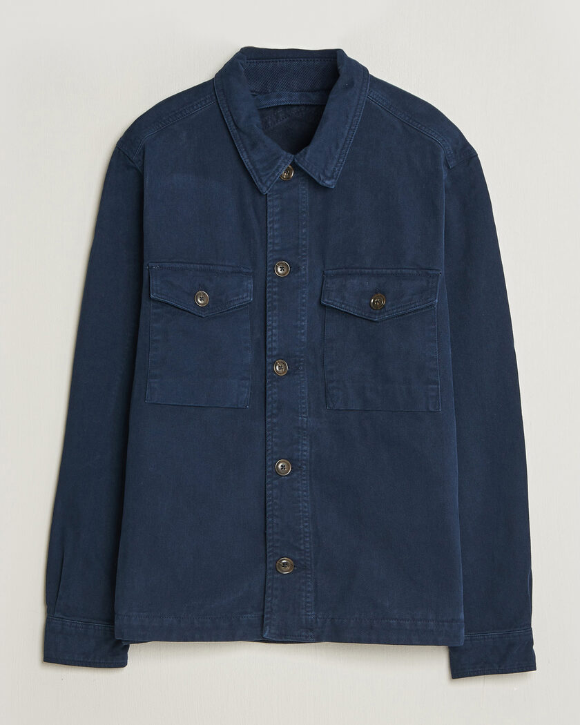 PS Paul Smith Pocket Overshirt Navy – Blå