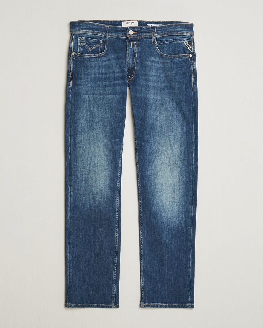 Replay Rocco Comfort Fit Super Stretch DNA Jeans Dark Blue – Blå