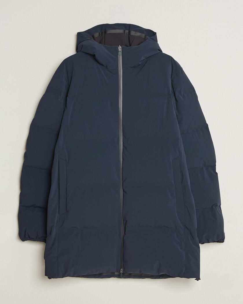 Herno Waterproof Stretch Down Parka Navy – Blå