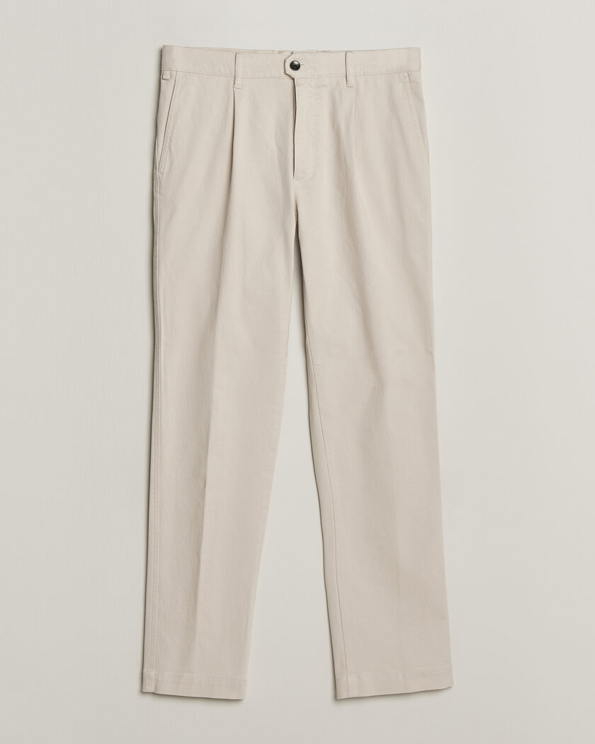 Incotex Regular Fit Cover Chinos Off White – Hvit