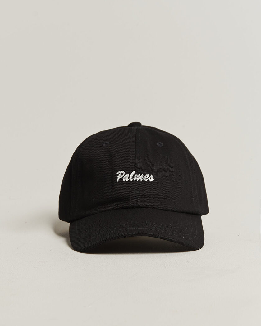 Palmes Logo 6-Panel Cap Black – Svart