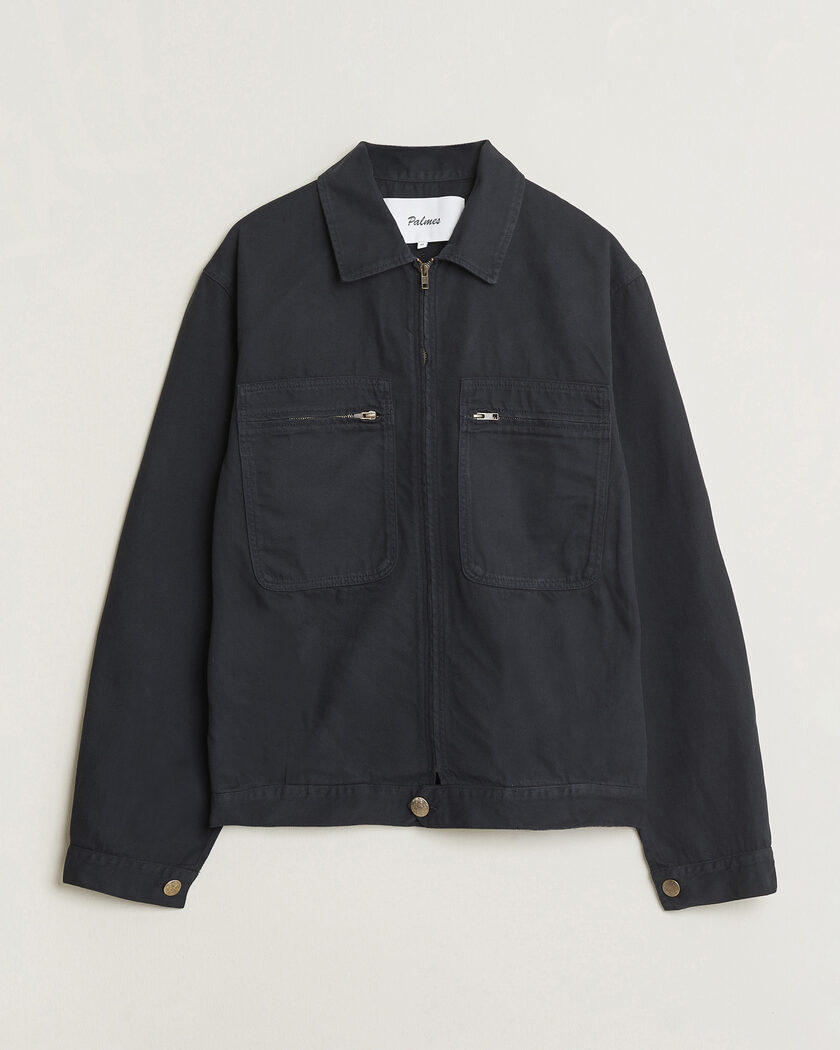 Palmes Worker Jacket Black – Svart