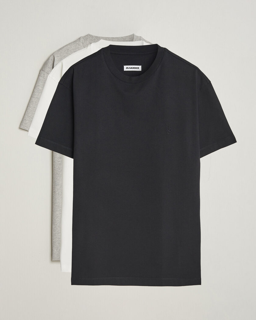 Jil Sander 3-Pack T-Shirts Multi – Flerfarget
