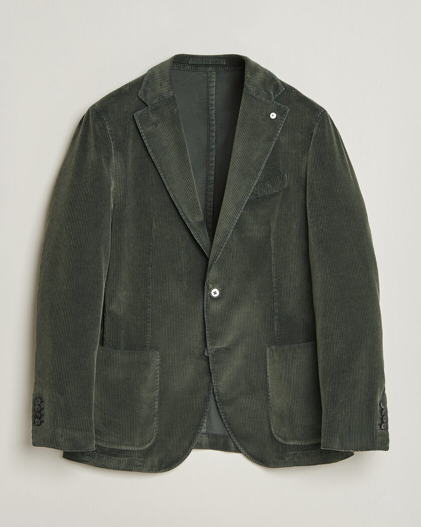 L.B.M. 1911 Jack Corduroy Blazer Soft Green – Grønn