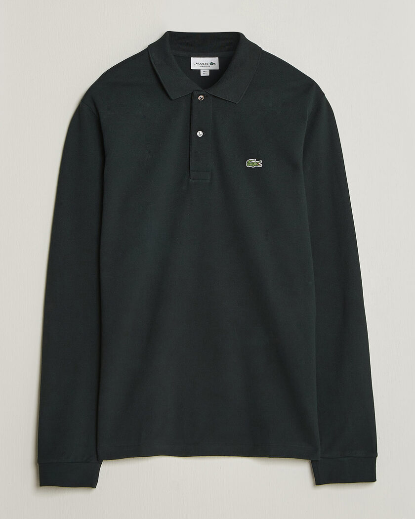 Lacoste Original Long Sleeve Polo Piké Dark Varech – Grønn