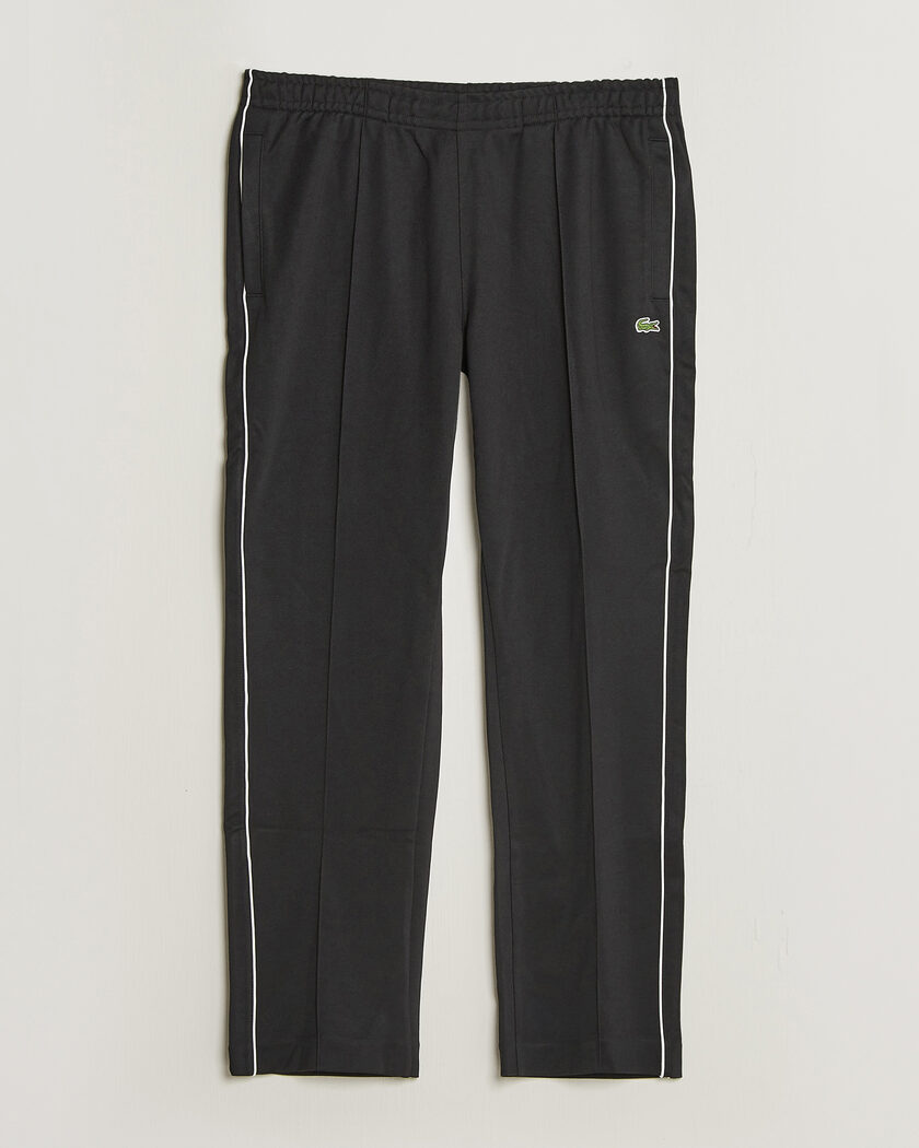 Lacoste Piqué Track Pants Black – Svart