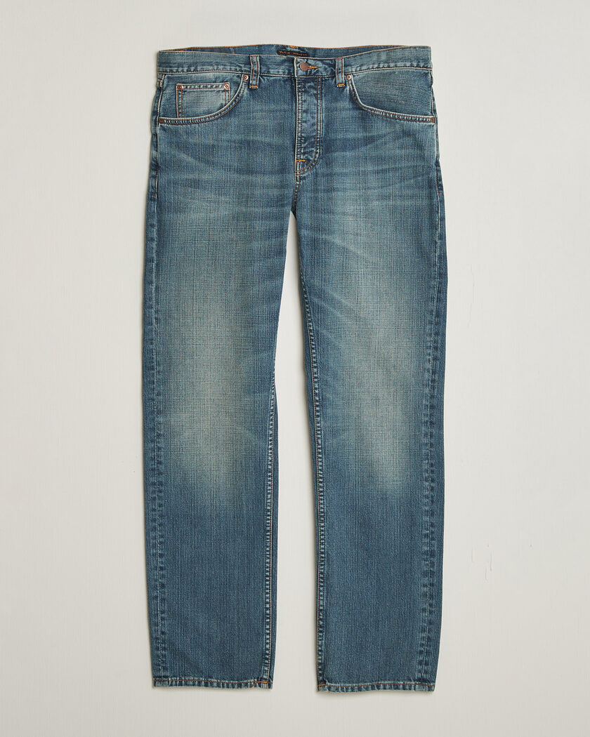 Nudie Jeans Rad Rufus Jeans Echoed Gold – Blå