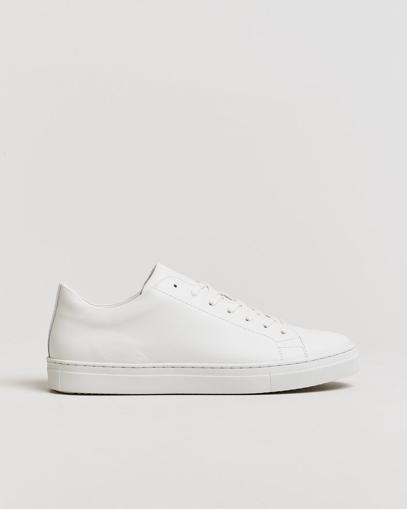 LES DEUX Signature Leather Sneaker White – Hvit