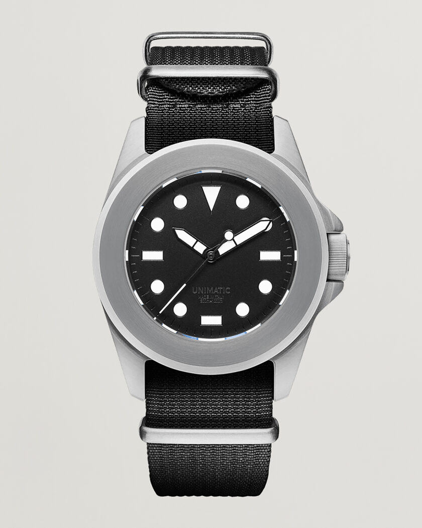 UNIMATIC Modello Quattro Limited Military Watch Black – Svart