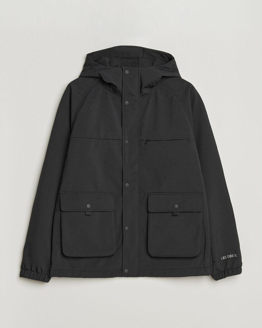 LES DEUX Shell Jacket Black – Svart