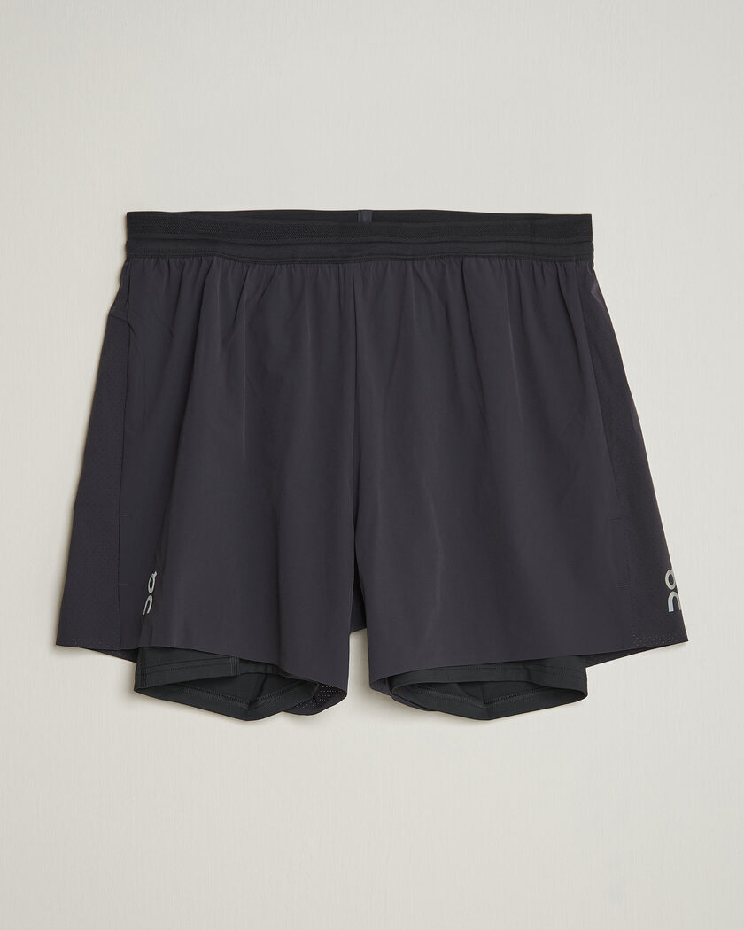 On 5 Inch Performance 2/1 Shorts Black – Svart