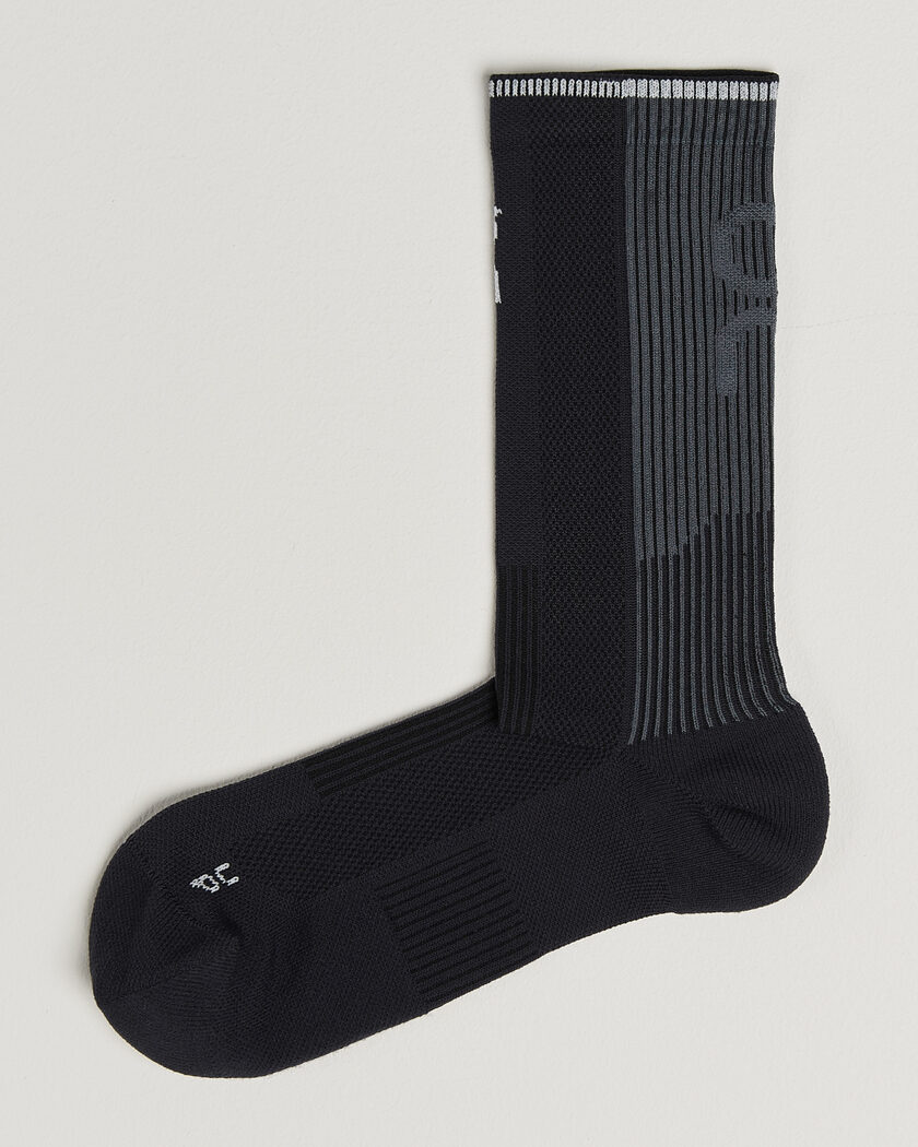 On Performance Run Sock High Black – Svart