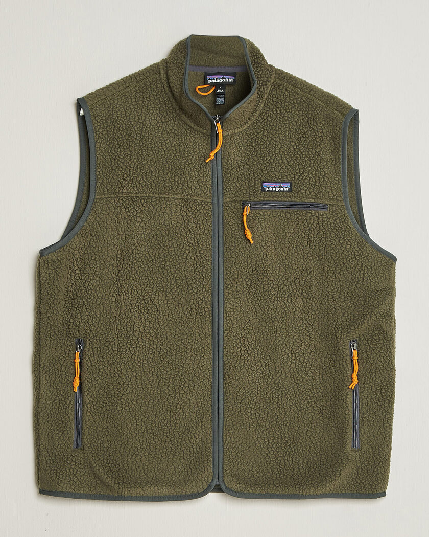 Patagonia Retro Pile Vest Basin Green – Grønn