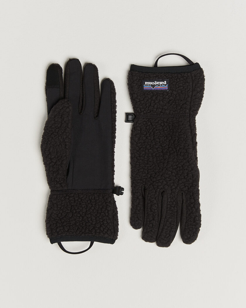  Patagonia Retro Pile Gloves Black – Svart