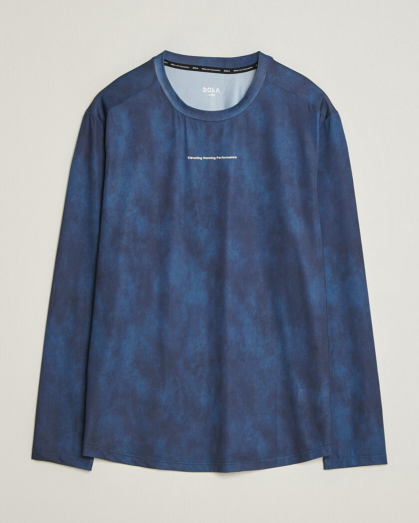 DOXA Rerun Long Sleeve T-Shirt Indigo – Grå