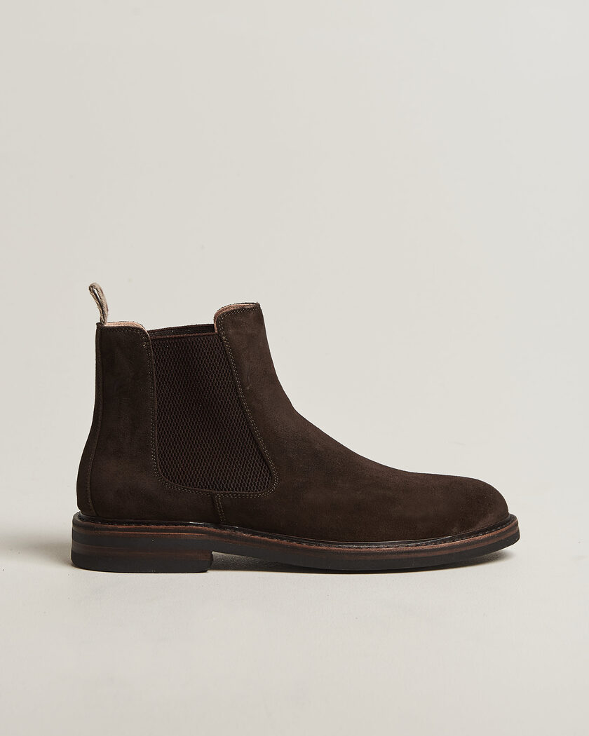 Astorflex Kudoflex Dainite Chelsea Boot Dark Brown Suede – Brun