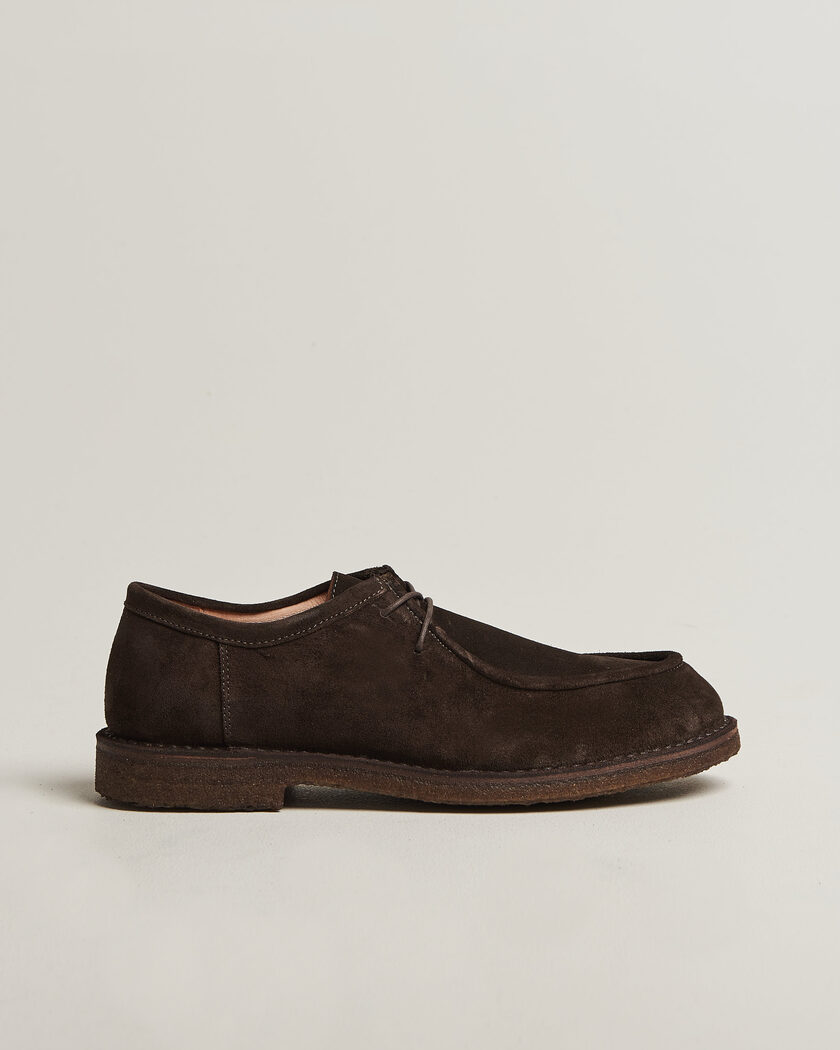 Astorflex Artflex Moc Toe Dark Brown Suede – Brun
