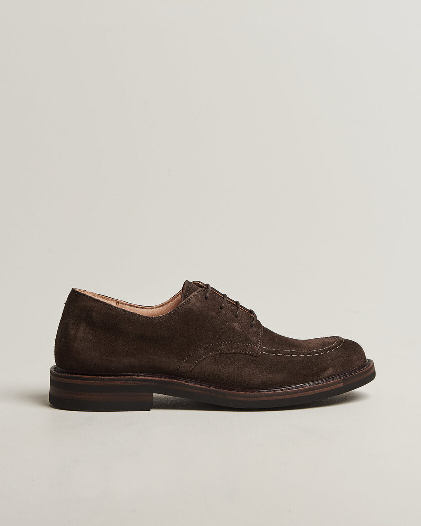 Astorflex Carlflex Moc Toe Dark Brown Suede – Brun