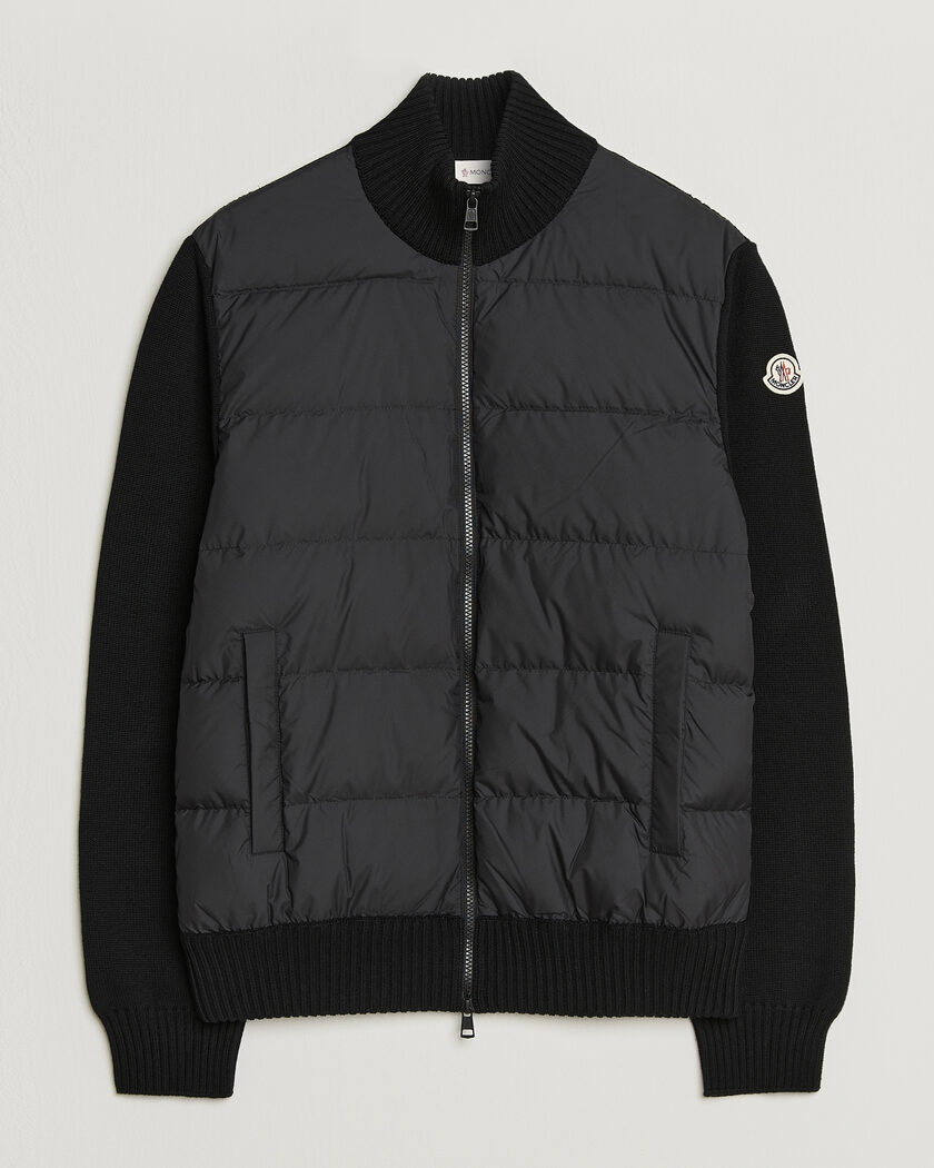  Moncler Padded Hybrid Jacket Black – Svart