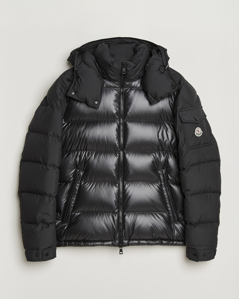 Moncler Maya Bi-Material Jacket Black – Svart