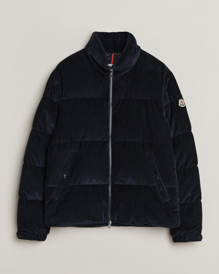 Moncler Esparron Corduroy Jacket Navy – Blå