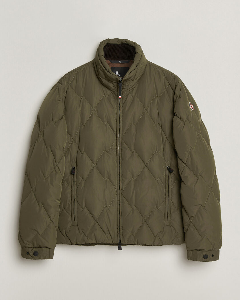Moncler Grenoble Bramas Quilted Jacket Olive – Grønn