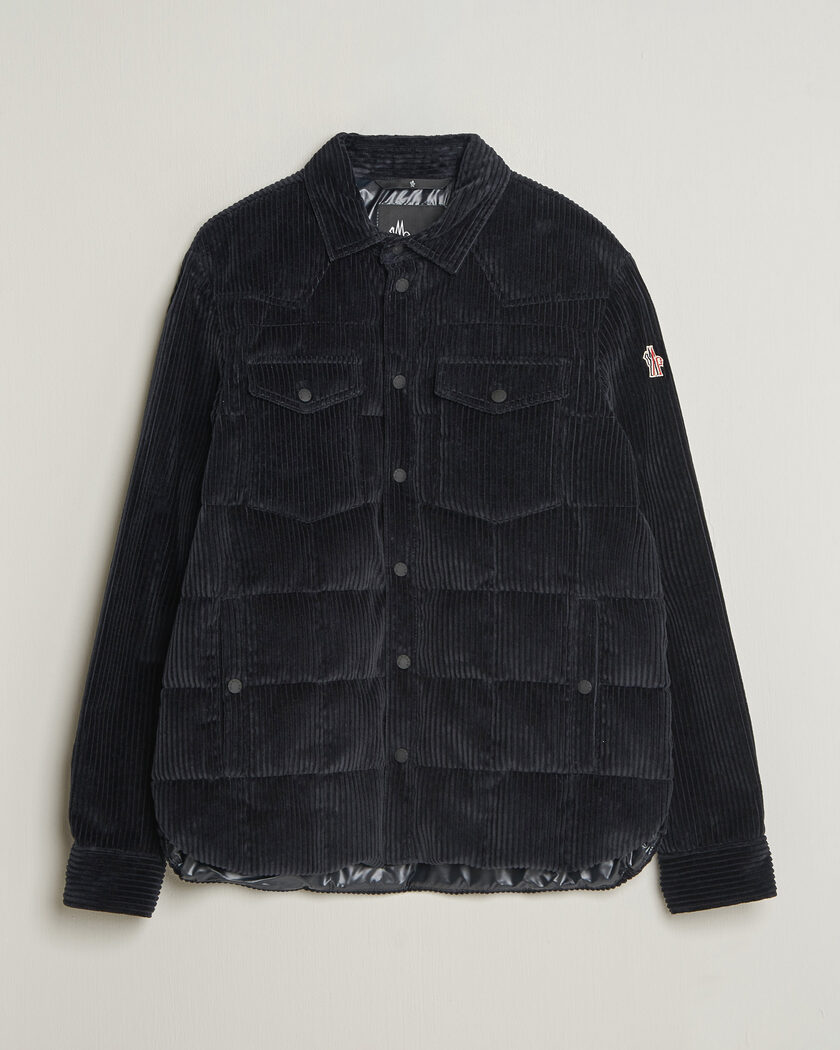 Moncler Grenoble Gelt Corduroy Shirt Jacket Navy – Blå