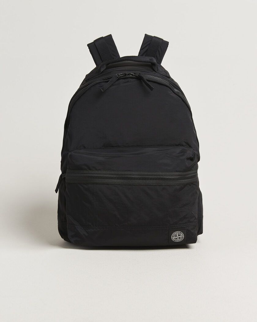 Stone Island Nylon Metal Backpack Black – Svart