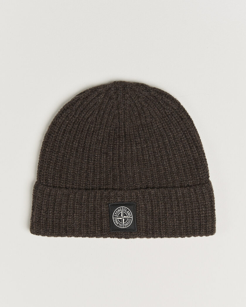 Stone Island Geelong Wool Hat Melange Lead – Grå