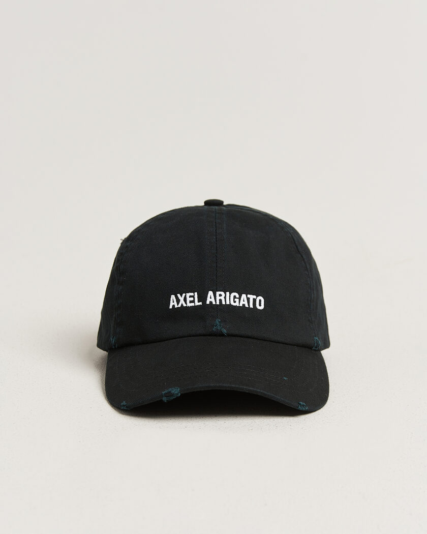 Axel Arigato AA Logo Cap Washed Black – Svart