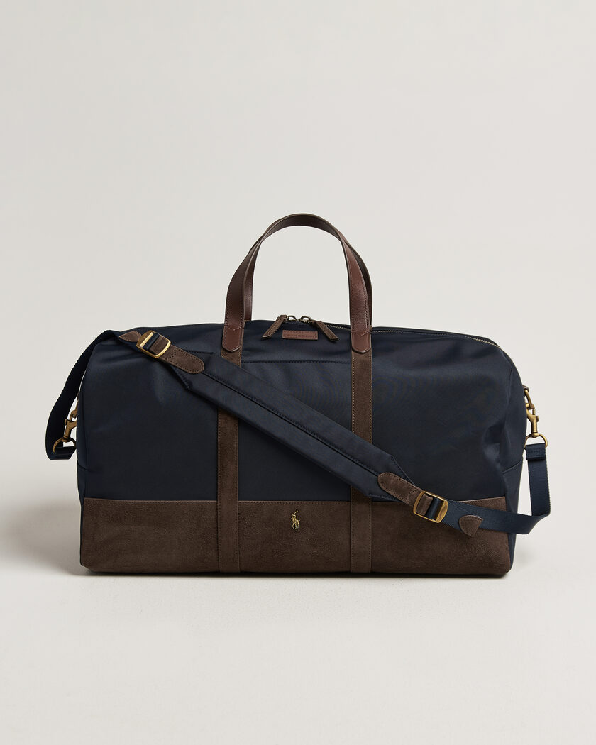 Polo Ralph Lauren Duffle Bag Newport Navy/Brown – Blå