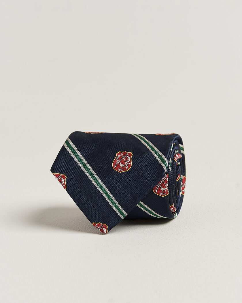Polo Ralph Lauren Club Fishing Tie Navy – Blå