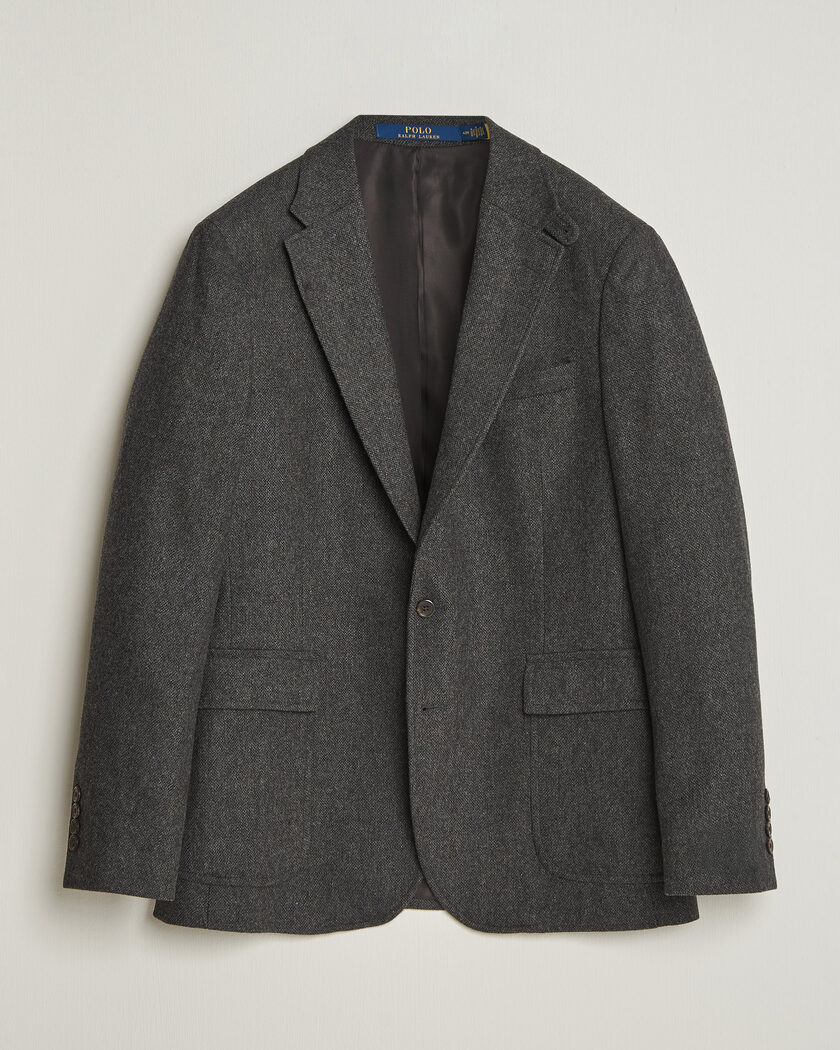 Polo Ralph Lauren Tonal Broken Twill Sportcoat Charcoal – Grå