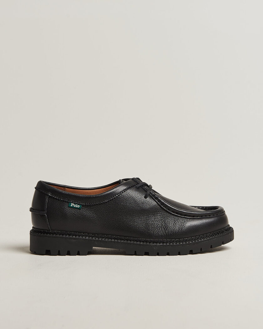 Polo Ralph Lauren Jett Apron Derby Shoe Black – Svart