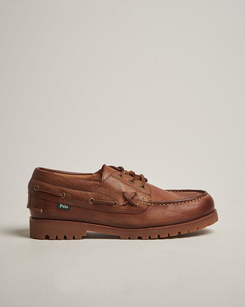 Polo Ralph Lauren Ranger Deck Boat Shoe Brown – Brun