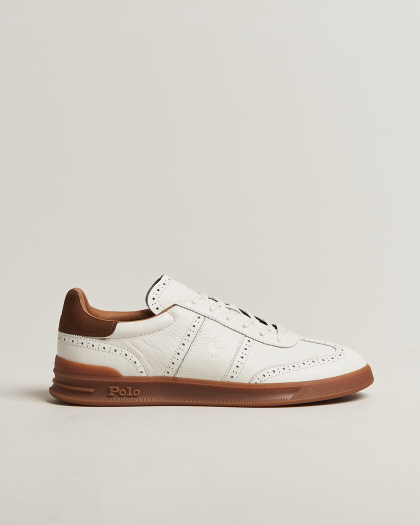 Polo Ralph Lauren Heritage Aera Sneakers Deckwash White – Hvit