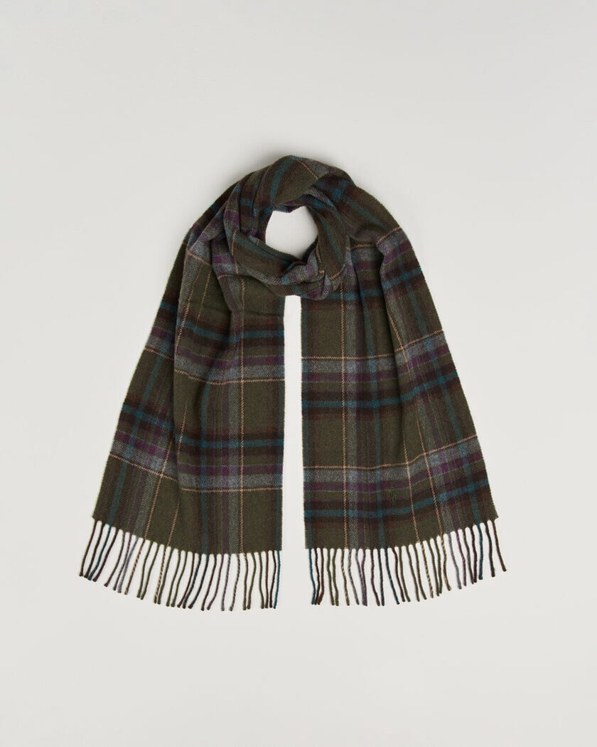 Polo Ralph Lauren Classic Wool Scarf Olive – Flerfarget
