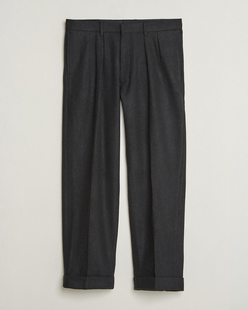 Polo Ralph Lauren Flanell Blend Straight Fit Pants Dark Grey – Grå